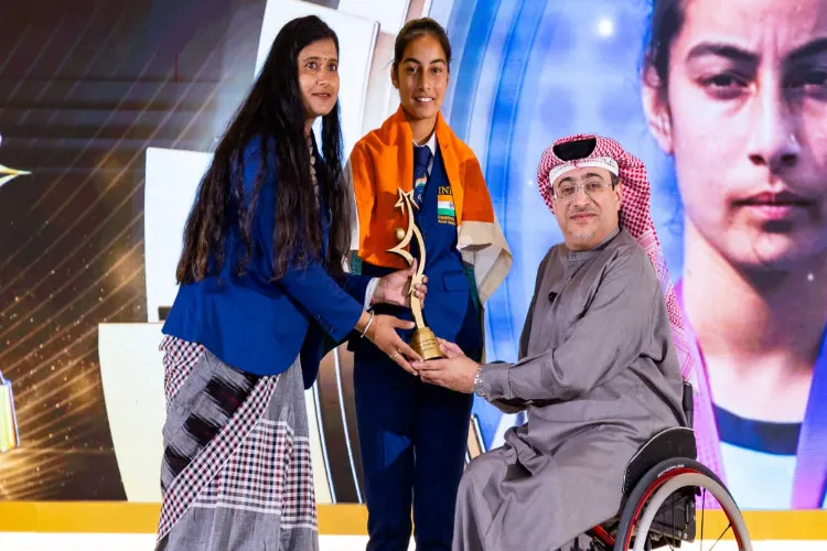Sheetal Devi wins best young athlete award at APC conference