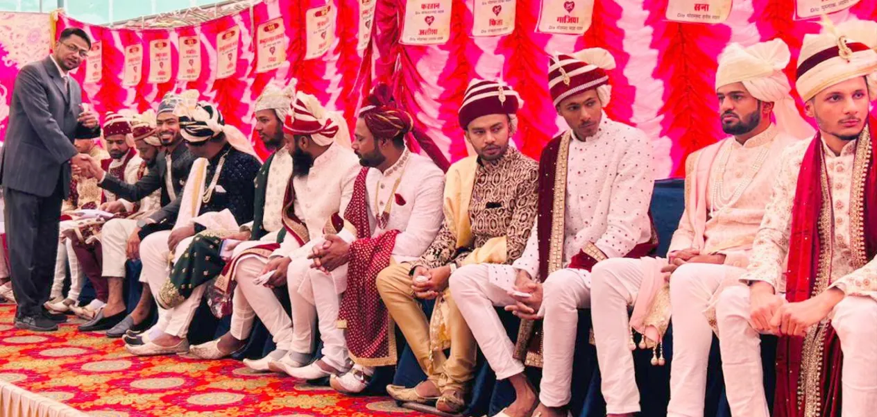 46 couples accepted each other in mass Nikah conference