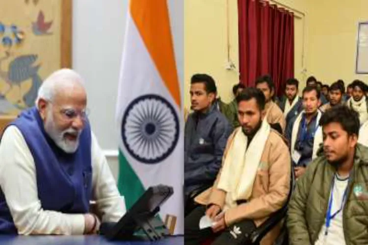 PM Modi spoke on phone to the workers who were safely evacuated from Silkyara Tunnel in Uttarakhand.