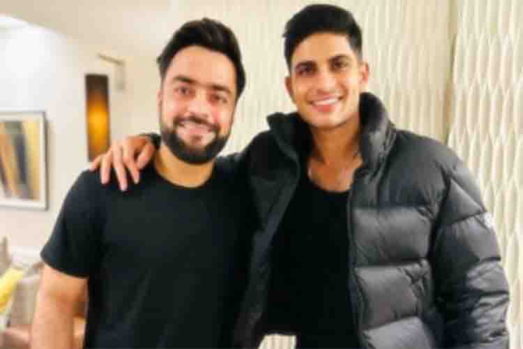Shubman Gill and Rashid Khan