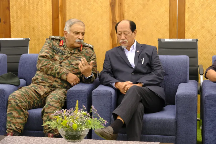 Army's Eastern Command Chief discussed the situation with Governors and Chief Ministers of Manipur, Nagaland