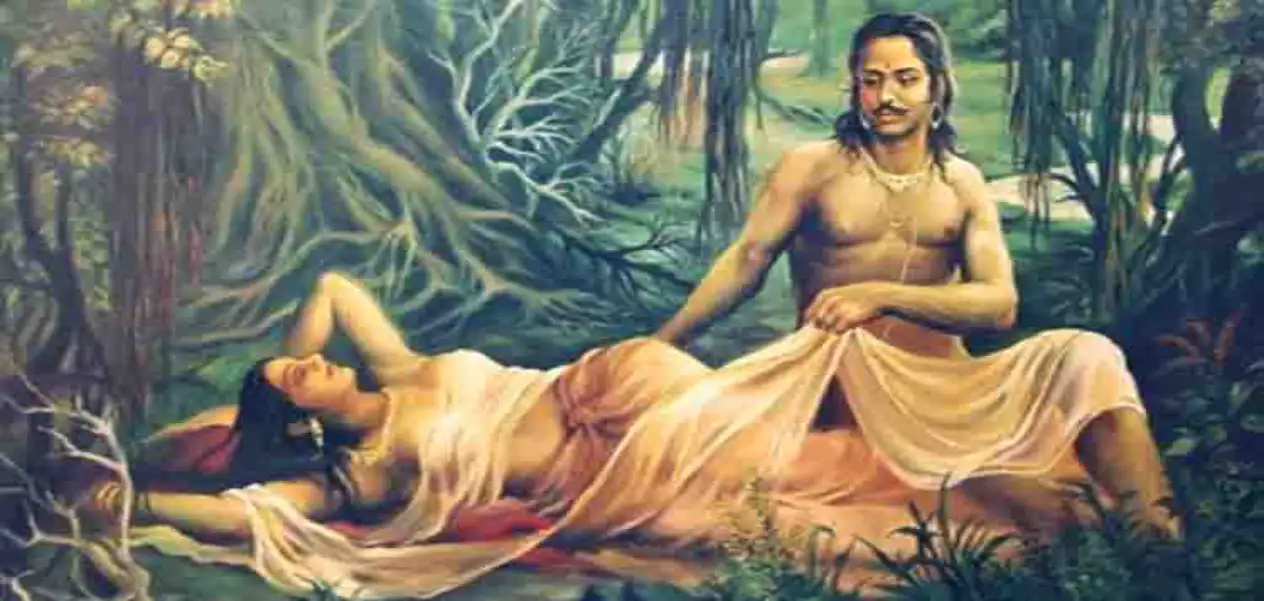 What is relation of Mughal king Akbar's Navratna Abul Faiz Faizi Faizi with Nal-Damyanti?