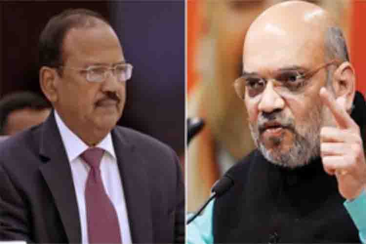 Amit Shah and Ajit Doval 