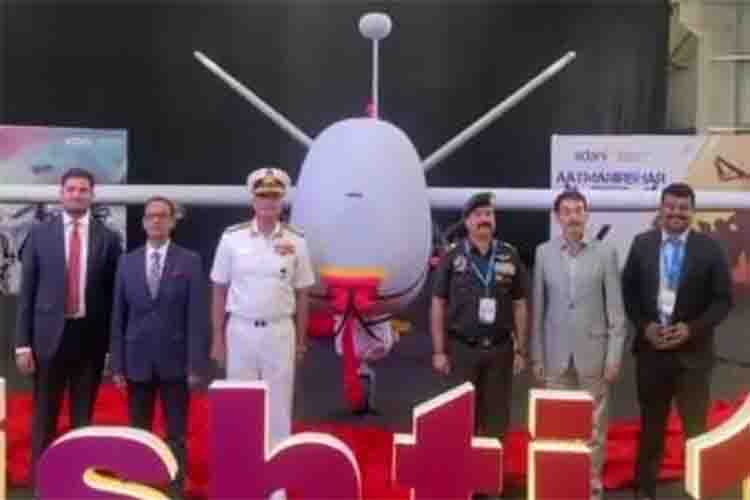 Indigenously developed Drishti-10 UAV 