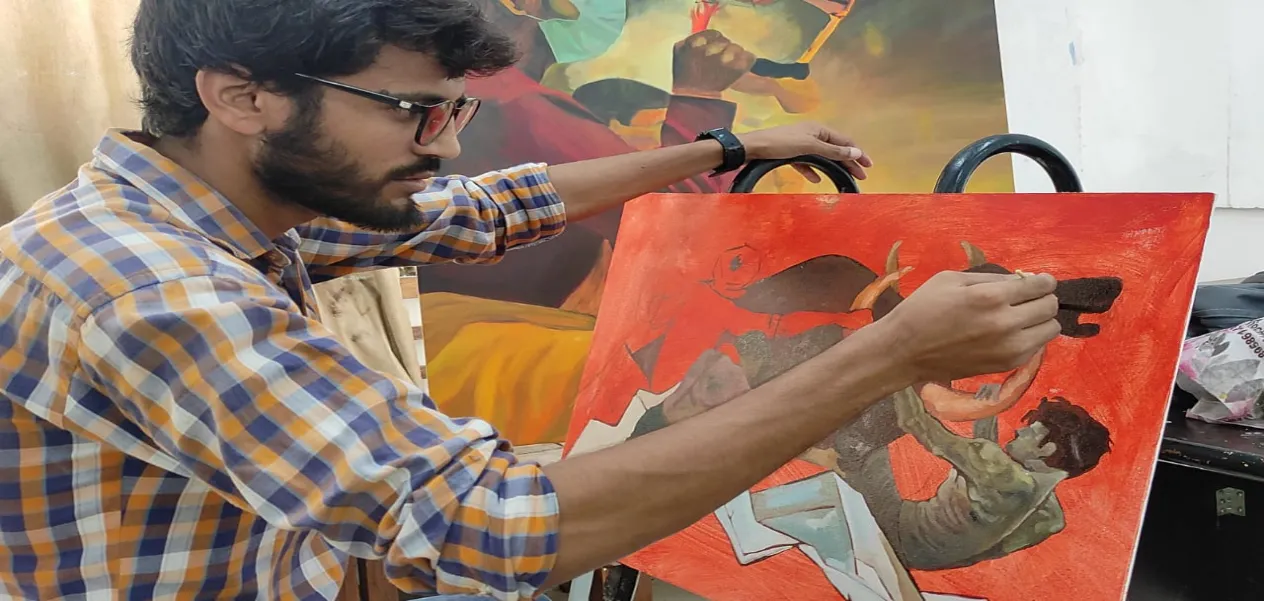 मेवात के चित्रकार जुबैर को ‘ हेरिटेज इवेंट’ के लिए बुलावा