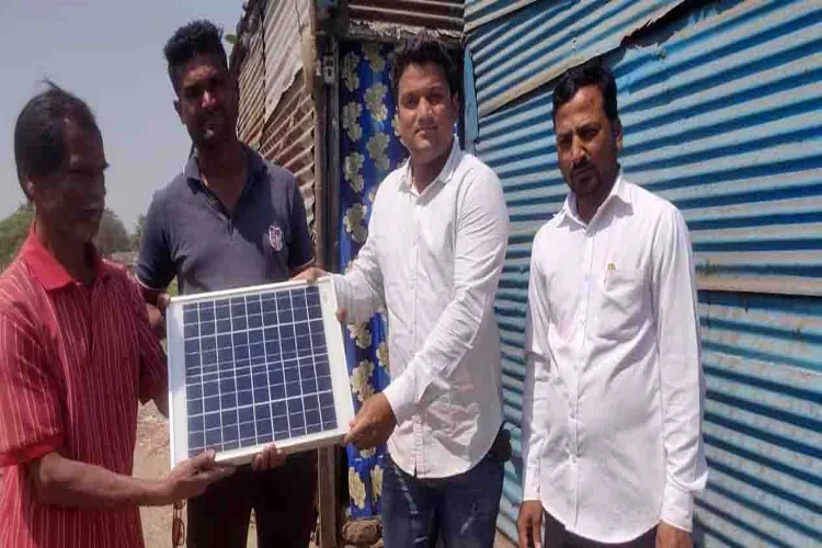 Javed Sheikh: brightens the lives of the needy
