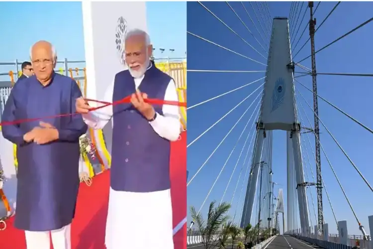 PM Modi inaugurates 'Sudarshan Setu', India's longest cable-stayed bridge in Gujarat