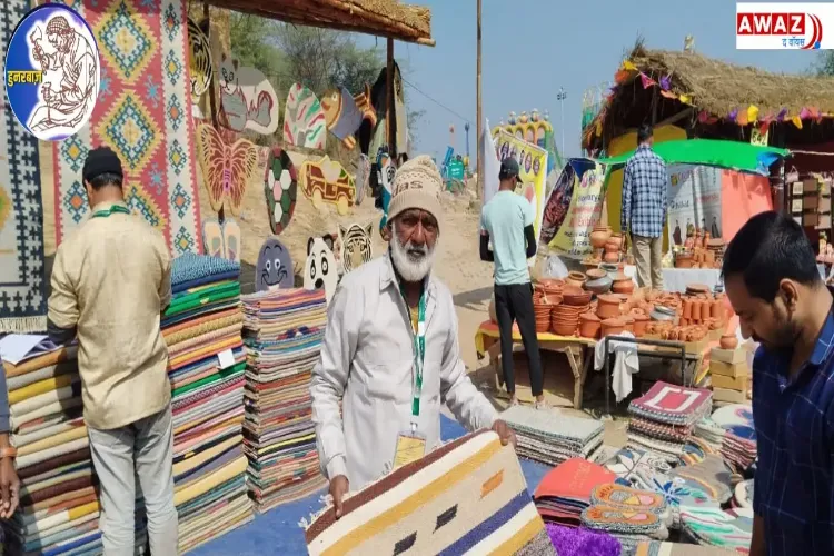 Mohammed Rafiq Ansari,  an awardee after learning work from grandfather