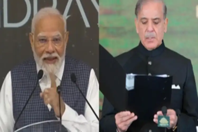 PM Modi congratulated Pakistan's new Prime Minister Shahbaz Sharif