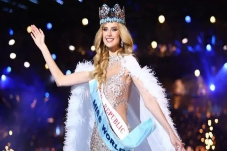From law student to beauty queen: Krystyna Pyszkova crowned 'Miss World 2024'