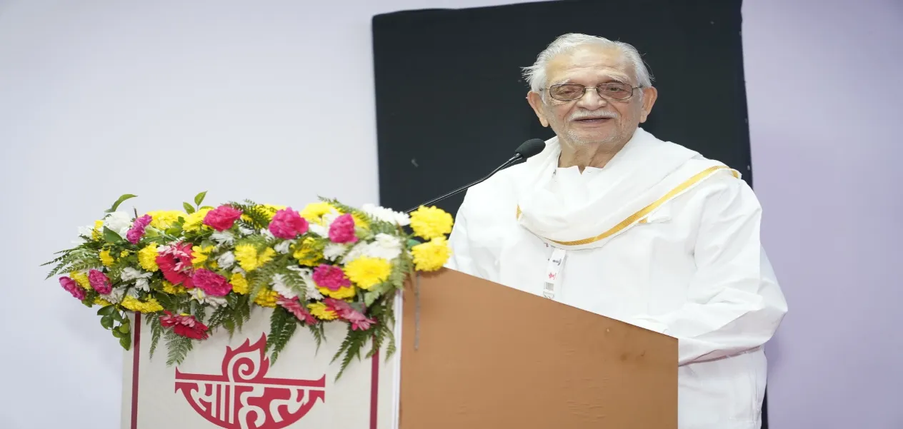 Gulzar said in Adab during the five-day celebration of Sahitya Akademi, our eyes kept searching for Gopichand Narang in every Urdu gathering.
