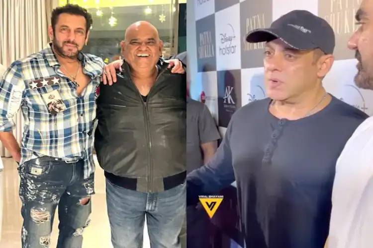 Salman Khan gets emotional remembering Satish Kaushik during the screening of 'Patna Shukla'