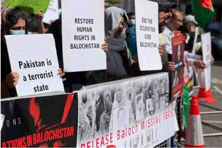 Baloch disappearances protest