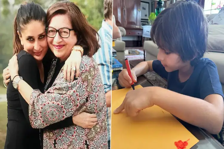 Kareena Kapoor Khan drops adorable post with sons Taimur and Jeh for mother Babita's birthday