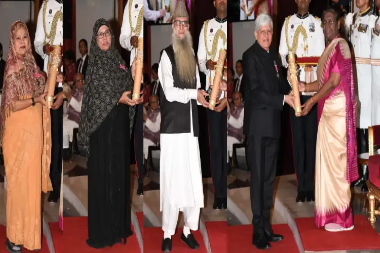 Know why Dr. Zaheer Qazi, Takdeera Begum, Ghulam Nabi Dar, Naseem Bano, Khalil Ahmed received Padma Shri Award.