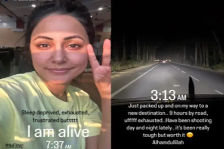 Hina Khan shared 'no filter' photo, said- 'I am tired, disappointed, but I am alive'