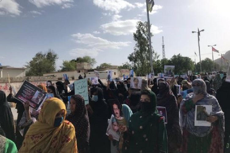Rally by people in Balochistan