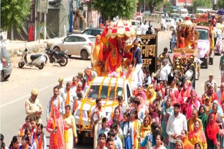 Procession for Lord Parshuram Jayanti