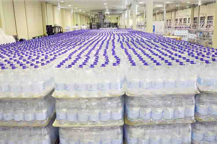Bottles of Zamzam water