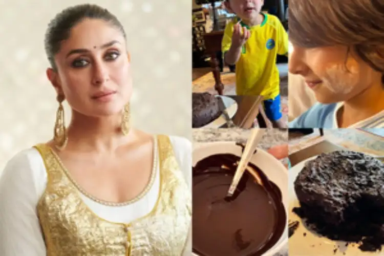 Kareena Kapoor made a cake for Taimur and Jeh on Mother's Day, see pictures