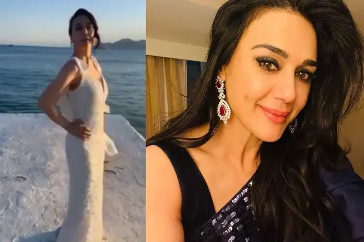 Veer Zaara fame actress Preity Zinta slays the 77th Cannes Film Festival