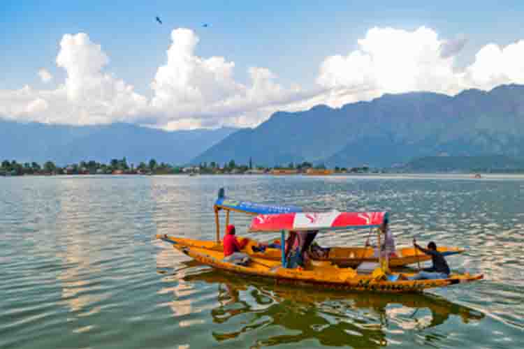 Shikara in lake