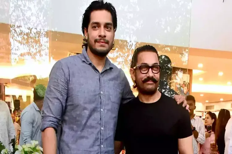 Who named Aamir Khan's son Junaid?