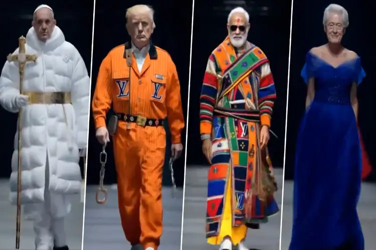 PM Modi, Obama, Biden, Putin walked the ramp in AI fashion show, Elon Musk shared the video