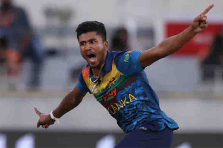 Injured Pathirana and Madushanka out of ODI series against India