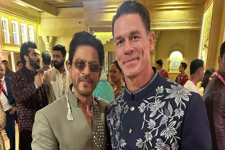 Shaking hands with Shah Rukh Khan was an emotional moment: John Cena