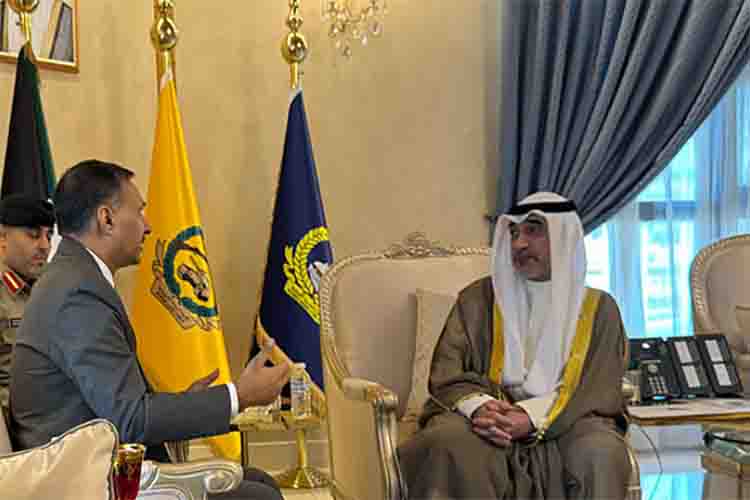 Adarsh ​​Swaika meet Sheikh Fahad Yusuf Saud Al-Sabah