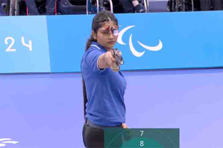 Rubina Francis wins bronze in women's 10m air pistol SH1 final