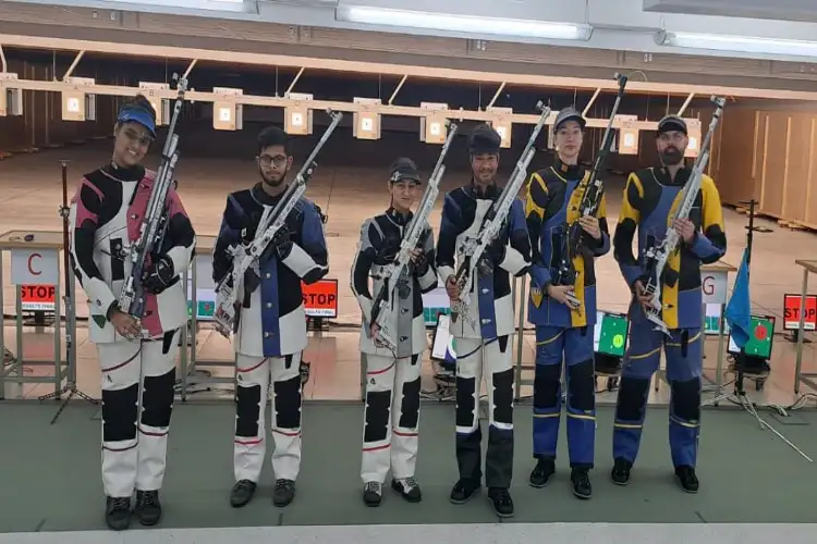 World Deaf Shooting Championship: India finishes 1-2 in Mixed Air Rifle