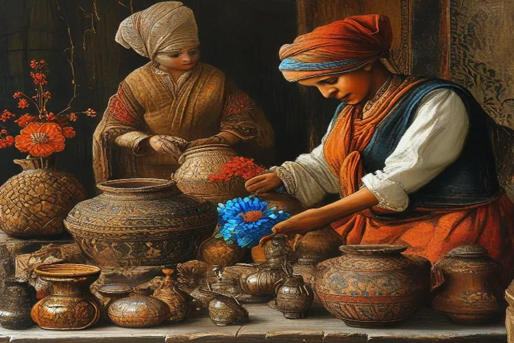 Why is it necessary to save traditional handicrafts? AI photo