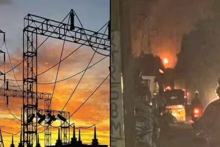 Blackout in many areas of Chennai after fire at substation