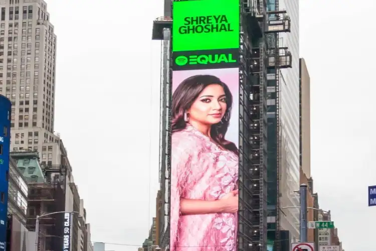 Shreya Ghoshal becomes first Indian artist to become equal global ambassador for Spotify