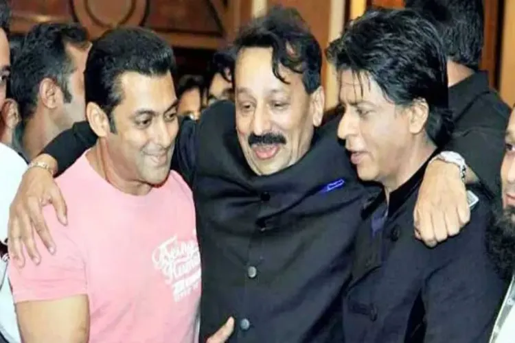 Baba Siddiqui played an important role in ending the fight between Shahrukh and Salman Khan