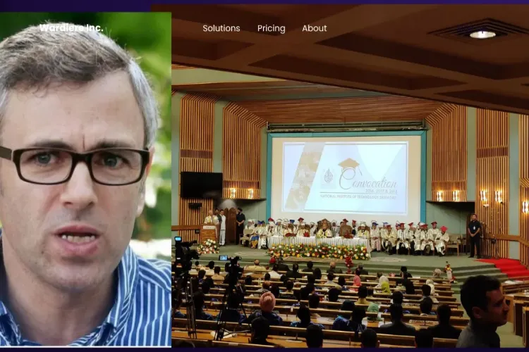 What is the background of SKICC in Srinagar where Omar Abdullah will take oath as the Chief Minister of Jammu and Kashmir on October 16