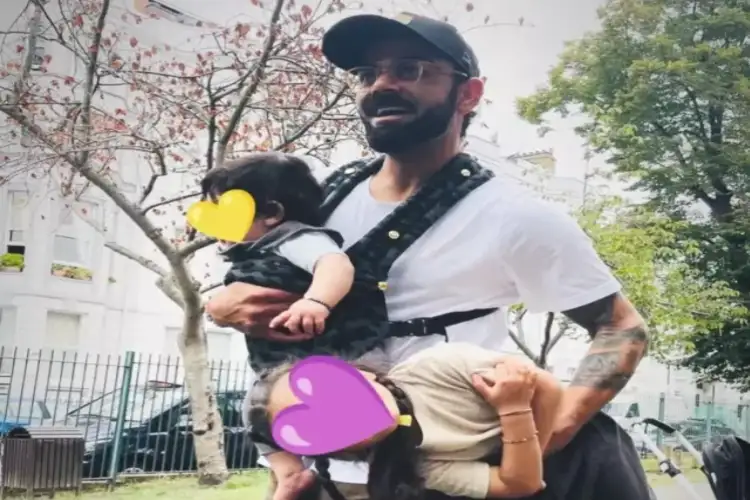 Anushka Sharma shares first glimpse of Akay with 'didi', Vamika and papa Virat Kohli