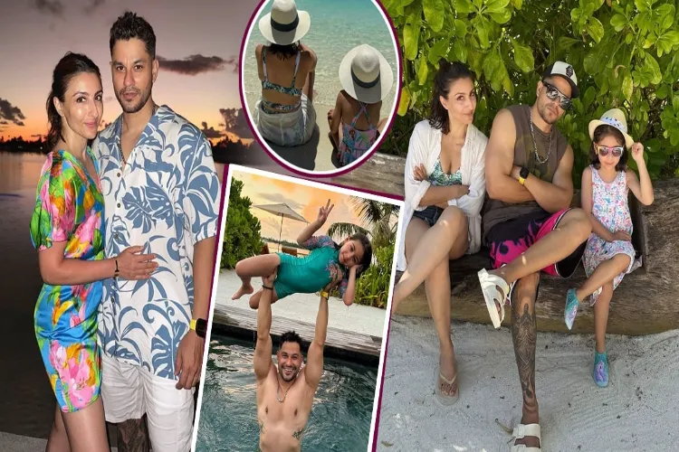 Soha Ali Khan shared pictures of her beach fun with her daughter in Maldives