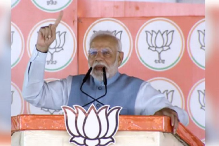 PM Modi gave the slogan 'Ek Rahenge-Safe Rahenge' in Jharkhand, said- the conspiracy to divide the society into hundreds of castes will not succeed