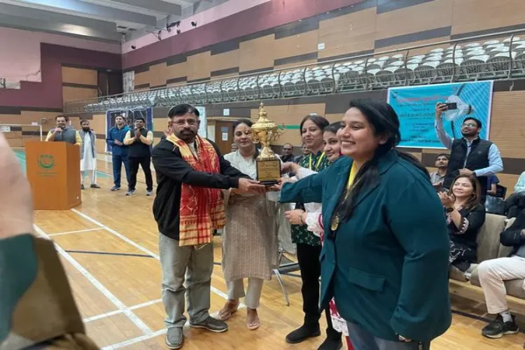 Jamia Badminton League 2024 ends, Polytechnic in men's and Engineering in women's category team became the winner
