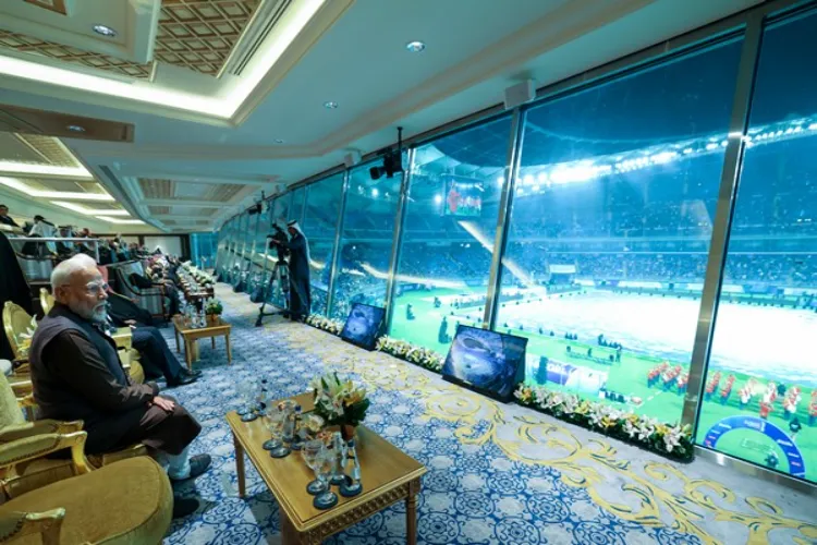 PM Modi attends Arabian Gulf Cup, says it celebrates 'spirit of football'