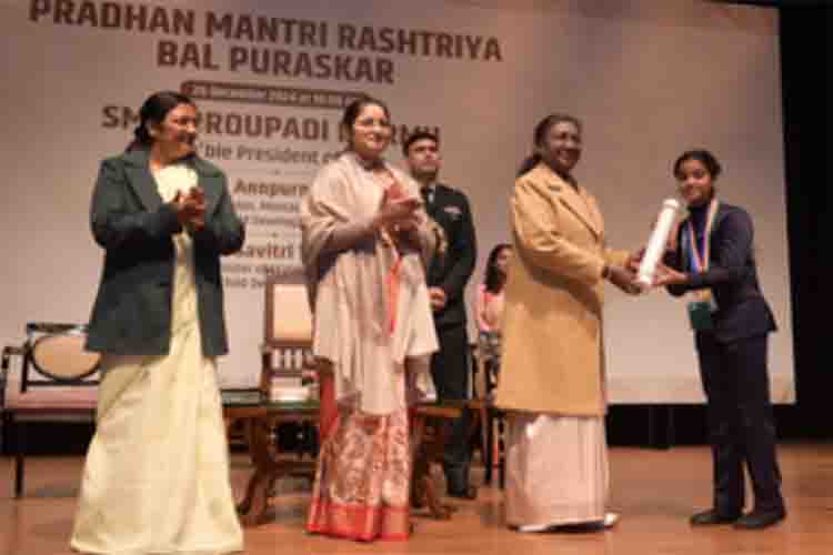 Prime Minister National Bal Puraskar Ceremony at Rashtrapati Bhavan, 19 children including Armaan, Ishfaq, Hussain honoured