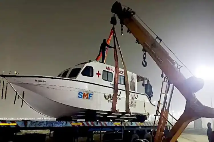NDRF deploys water ambulance at Maha Kumbh for emergency services
