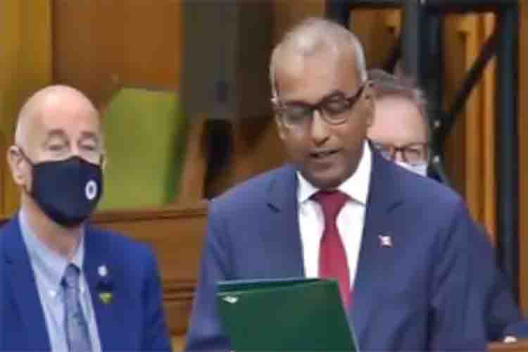 Chandra Arya file nomination 