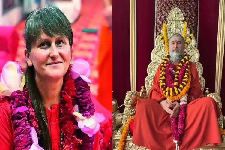 Prayagraj: Seers from Russia, Ukraine perform 'kirtan' at Maha Kumbh