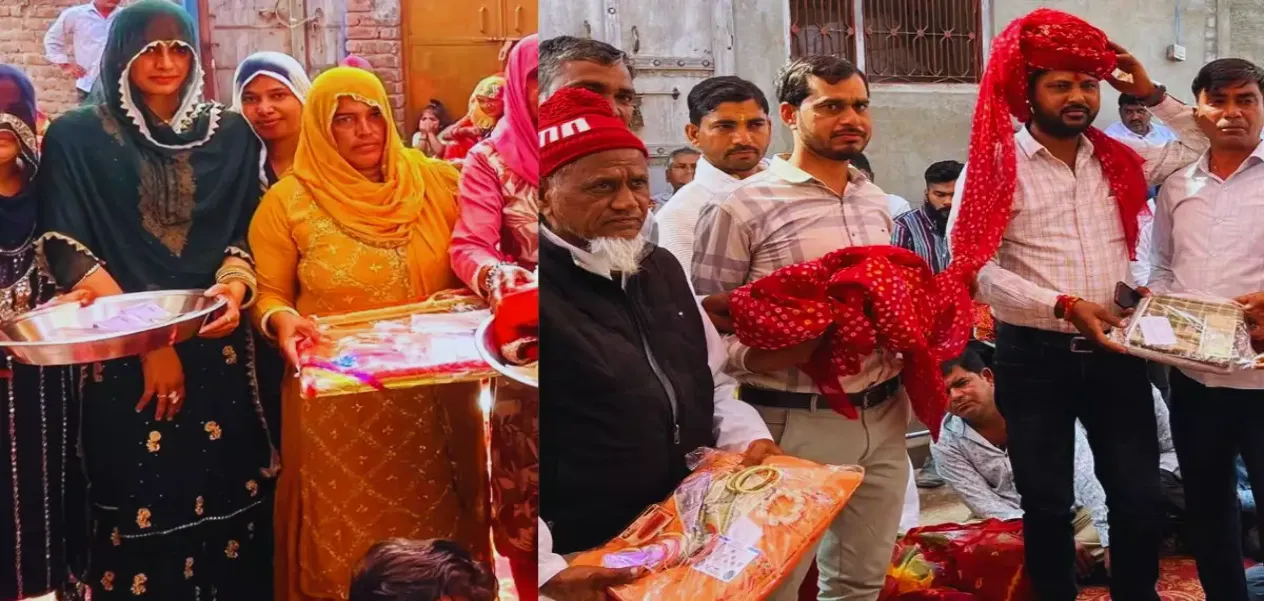 Muslim family presented an example of brotherhood in Bhilwara wedding, everyone was surprised