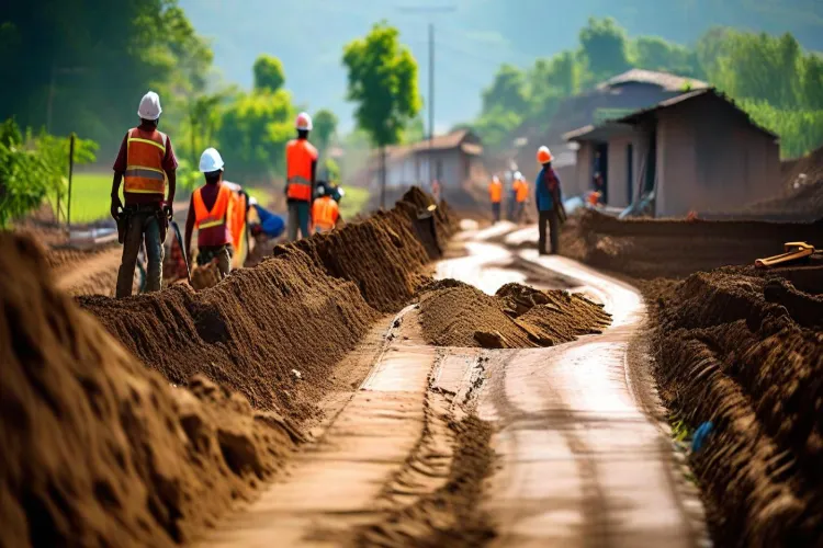 Road is necessary for development in the village