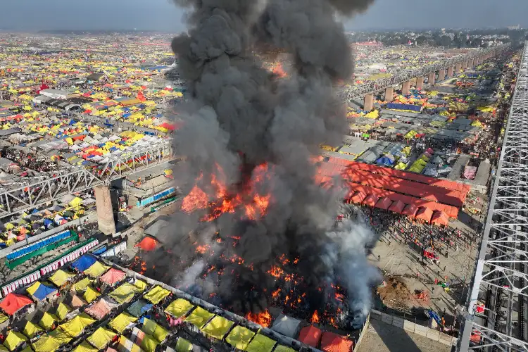 Prayagraj: Fire in Mahakumbh Mela area brought under control; no casualty reported